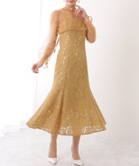 Lace Ladies/レースレディース Lace Ladies シアー レイヤード レース キャミソール ワンピース/506033025