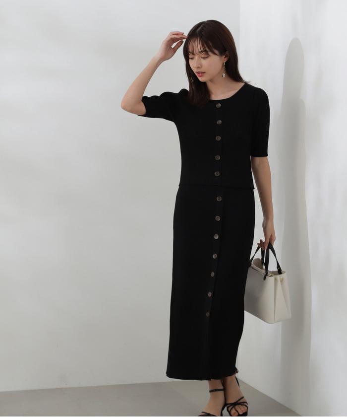 セール 50%OFF】ショートニット×タイトセットアップ(506048536 セール 50%OFF】ショートニット×タイトセットアップ(506048536