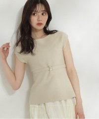 PROPORTION BODY DRESSING/ベルト付きペプラムニット/506048542