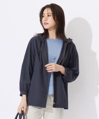 J.PRESS LADIES（LARGE SIZE）/【洗える】80/1スパンタイプライター フーデッド アウター/505994182