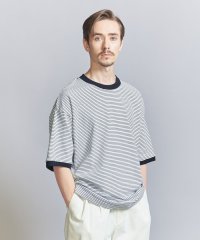 BEAUTY&YOUTH UNITED ARROWS/ミジンボーダー リンガー Tシャツ/506031018