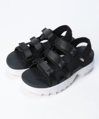FILA（Shoes）/フィラ FILA DISRUPTOR SD PUFFY / ディスラプター SD パフィー 厚底ストラップサンダル / ブラック/506032945