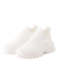Lace Ladies/レースレディース Lace Ladies ニット風 ハイカットリブ スリッポン スニーカー/506035015