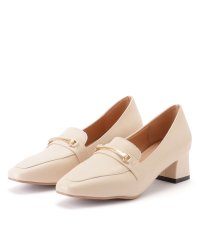 Lace Ladies/レースレディース Lace Ladies メタリックバー付き スクエア チャンキー クラシカル ローファー/506035023