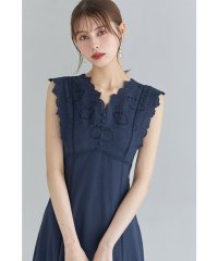 tocco closet/トッコクローゼット tocco closet ウエストりぼん付きコットンカットワークレース刺繍ワンピース/506040029