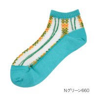 fukuske FUN/フクスケ ファン fukuske FUN fukuske FUN ： チェーン柄 ソックス クルー丈 テグス シアー(3162ー64M) 婦人 女性 レディース/506048943