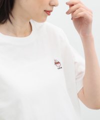 Honeys/半袖モチーフ刺繍Ｔシャツ Tシャツ 半袖 カットソー レディース ワンポイント /506050323