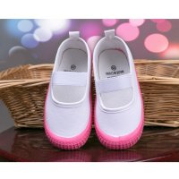 BACKYARD FAMILY/バックヤードファミリー BACKYARD FAMILY キッズ 上履き 室内シューズ 無地 幅広 gshoes6016/506050461