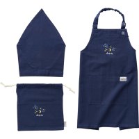 BACKYARD FAMILY/バックヤードファミリー BACKYARD FAMILY habituel キッズエプロン 三角巾 巾着付き/506050487