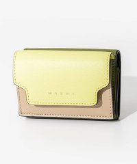 MARNI/マルニ MARNI PFMOW02U23 LV520 三つ折り財布 TRIFOLD レディース 財布 折財布 ミニ財布 サフィアーノカーフスキン レザー 本革 /506050959