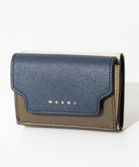 MARNI/マルニ MARNI PFMOW02U23 LV520 三つ折り財布 TRIFOLD レディース 財布 折財布 ミニ財布 サフィアーノカーフスキン レザー 本革 /506050959