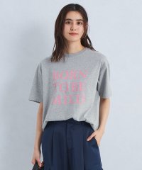 green label relaxing/＜OAFISH＞プリント ショートスリーブ Tシャツ グレー/506051036