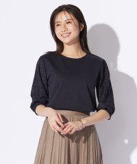 J.PRESS LADIES/【WEB限定カラーあり】スムースジャージー 刺繍スリーブ カットソー/506051128