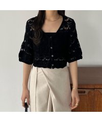 callautia/カラウティア callautia callautia 半袖クロシェニット/506051188