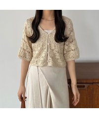 callautia/カラウティア callautia callautia 半袖クロシェニット/506051188