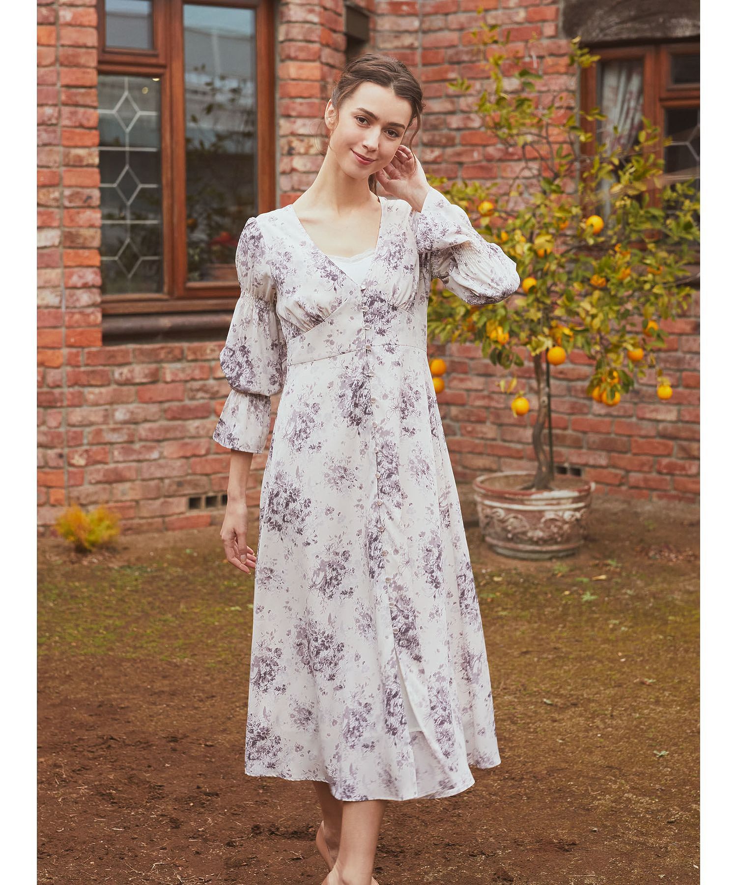 Maison de FLEUR - 【canone】フレンチガールの休息ワンピースの