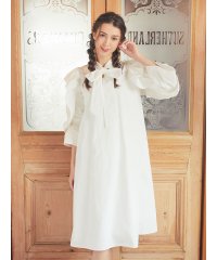 Maison de FLEUR Petite Robe/ラッフルボウタイワンピース/506051500