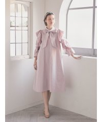 Maison de FLEUR Petite Robe/メゾンドフルール プチローブ Maison de FLEUR Petite Robe ラッフルボウタイワンピース/506051500