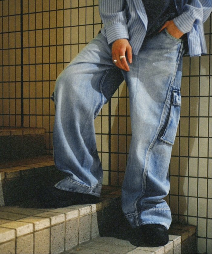 YUKI HASHIMOTO / ユウキハシモト】TWISTED DENIM CARGO YUKI HASHIMOTO / ユウキハシモト】TWISTED DENIM CARGO