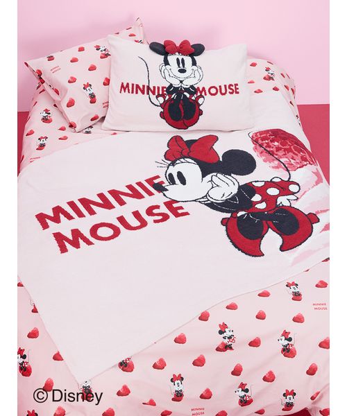 8/28タイムセールジエラートピケミニージャガードハーフケット Sleep】Mickey&Minnie / ジャガードハーフケット(ブランケット