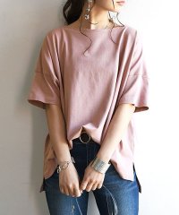 and it_/もちもちストレッチビッグシルエットカットソー Tシャツ カットソー レディース 春夏 半袖  トップス  もちもち ストレッチ 伸縮性 ボーダー シンプル 無地/502314577