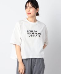 Grand PARK/サステナブルコットンショート丈ワイドTシャツ/505894126