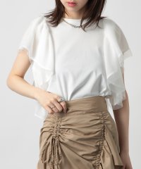 MAISON BREEZE/【MAISON BREEZE reveur】トップス Tシャツ ラッフル プルオーバー フリルスリーブ ショート丈 ラウンドネック trc/505957611