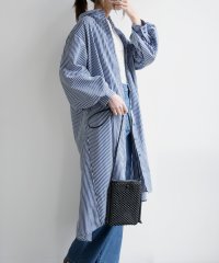 and it_/アンドイット and it_ ストライプブロードボリュームスリーブシャツワンピース シャツ ワンピース レディース 春夏 長袖 ワンピ シャツワンピ ロング ス/505977862