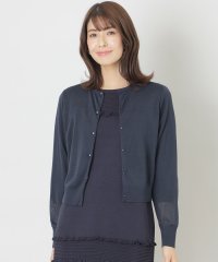 TO BE CHIC/セルロースアクリル ショートニットカーディガン/506030704