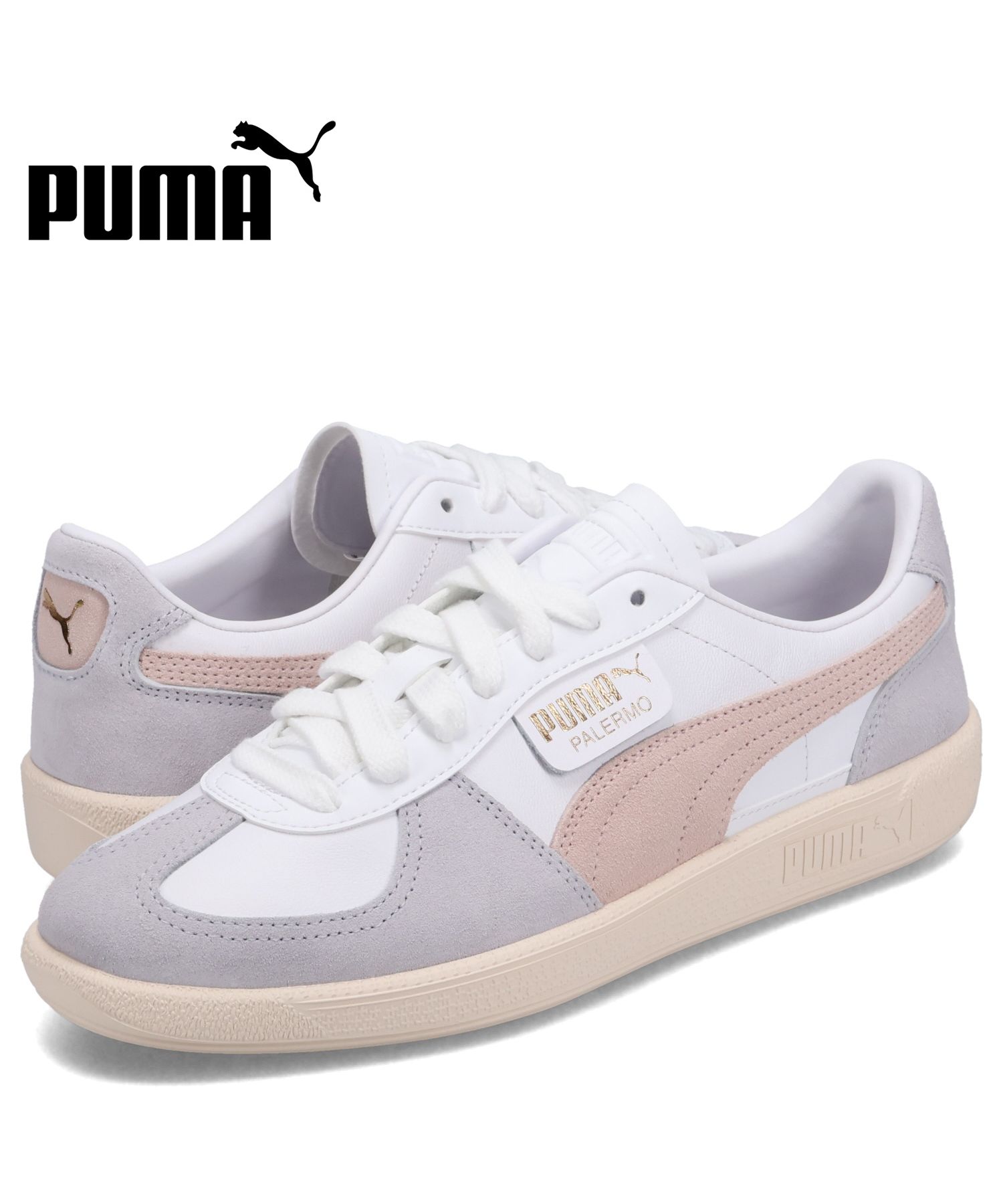 [PUMA] スニーカー パレルモ PALERMO OG ウォームホワイト プーマ PUMA PUMA プーマ スニーカー パレルモ レザー メンズ