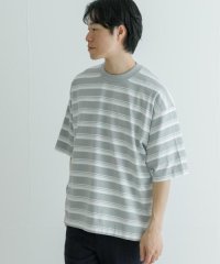 URBAN RESEARCH/16GマルチボーダーニットTシャツ/506052798