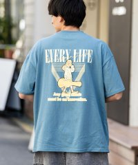 Rocky Monroe/プリントTシャツ 半袖 バックプリント メンズ レディース カットソー クルーネック グラフィック オーバーサイズ ビッグシルエット シンプル キレイめ カジュ/506052849