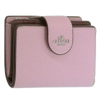 COACH/COACH コーチ MEDIUM CORNER ZIP WALLET ミディアム コーナージップ 二つ折り 財布 レザー/506052956