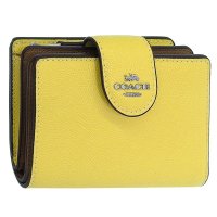 COACH/COACH コーチ MEDIUM CORNER ZIP WALLET ミディアム コーナージップ 二つ折り 財布 レザー/506052959