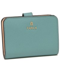 FURLA/フルラ 二つ折り財布 カメリア ブルー ベージュ レディース FURLA WP00315 ARE000 2718S/506053066