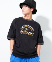 RAT EFFECT/ラット エフェクト RAT EFFECT RAT TRACKS リンガーBIG Tシャツ/506053347