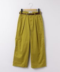 EDWIN/#SOMETHING TUCK WIDE LINEN YELLOW/505943444