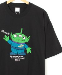 DISNEY/【DISNEY/ディズニー】天竺サガラ刺繍半袖クルーネックTシャツ　ミッキーマウス・エイリアン/リトル・グリーン・メン/506039472