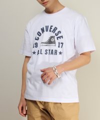 CONVERSE/【CONVERSE/コンバース】イラスト調オールスターアーチロゴ半袖Tシャツ/506039482