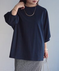 NICE CLAUP OUTLET/袖ロゴラグラン大人Tシャツ　ゆったり　オーバーサイズ/506041655