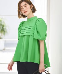 RUIRUE BOUTIQUE/ルイルエブティック RUIRUE BOUTIQUE フロントタックギャザーハーフスリーブブラウス/506047917