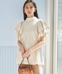 RUIRUE BOUTIQUE/ルイルエブティック RUIRUE BOUTIQUE 【前後2way】パールボタン・フレアスリーブブラウス/506047918