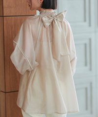 RUIRUE BOUTIQUE/ルイルエブティック RUIRUE BOUTIQUE シアーボリュームバックリボンブラウス/506047921
