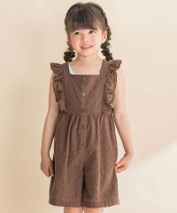 Noeil aime BeBe/コットンレース肩フリルサロペット(90~130cm)/506048355