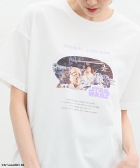 Honeys/ハニーズ／スター・ウォーズ／ゆるＴ トップス Tシャツ カットソー レディース 白 /506050317