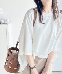 クラシカルエルフ/クラシカルエルフ Classical Elf 艶感素材で美シルエット。ダンボールビッグTシャツ/506052910