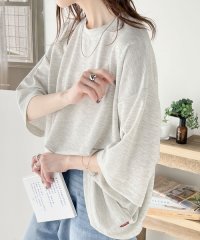 Classical Elf/艶感素材で美シルエット。ダンボールビッグTシャツ/506052910