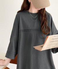 Classical Elf/クラシカルエルフ Classical Elf 《JaVa ジャバコラボ》オーガニックコットン混 綿100％ハシゴレースフットボールTシャツ/506052919