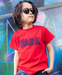 WASK/【接触冷感】BMXフロッキープリントバイカラー天竺Tシャツ(100~160cm)/506053935