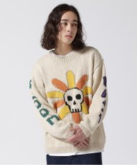 BEAVER/MacMahon Knitting Mills CrewNeck Knit－Skull&Flower/506054109